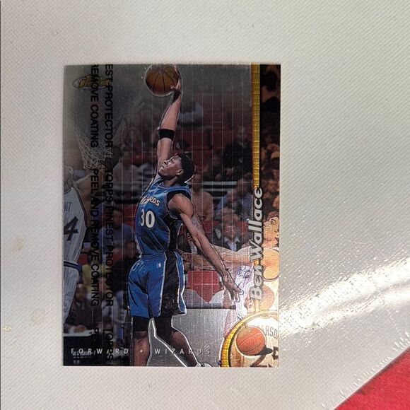 Topps Kids Trading Card with Blue and Black Design of Ben Wallace Rc holo mint - Picture 1 of 3